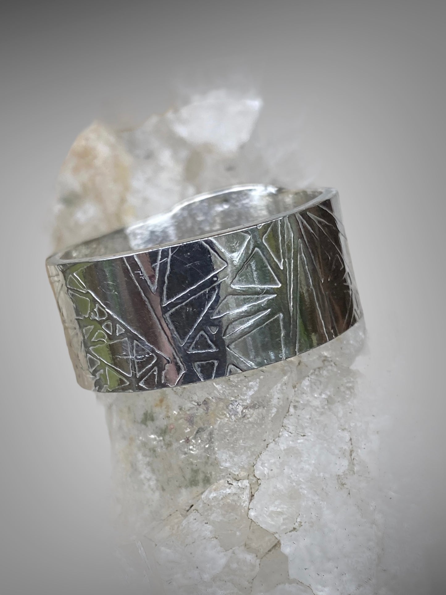 Handmade Rose Cut Black Spinel Ring sold