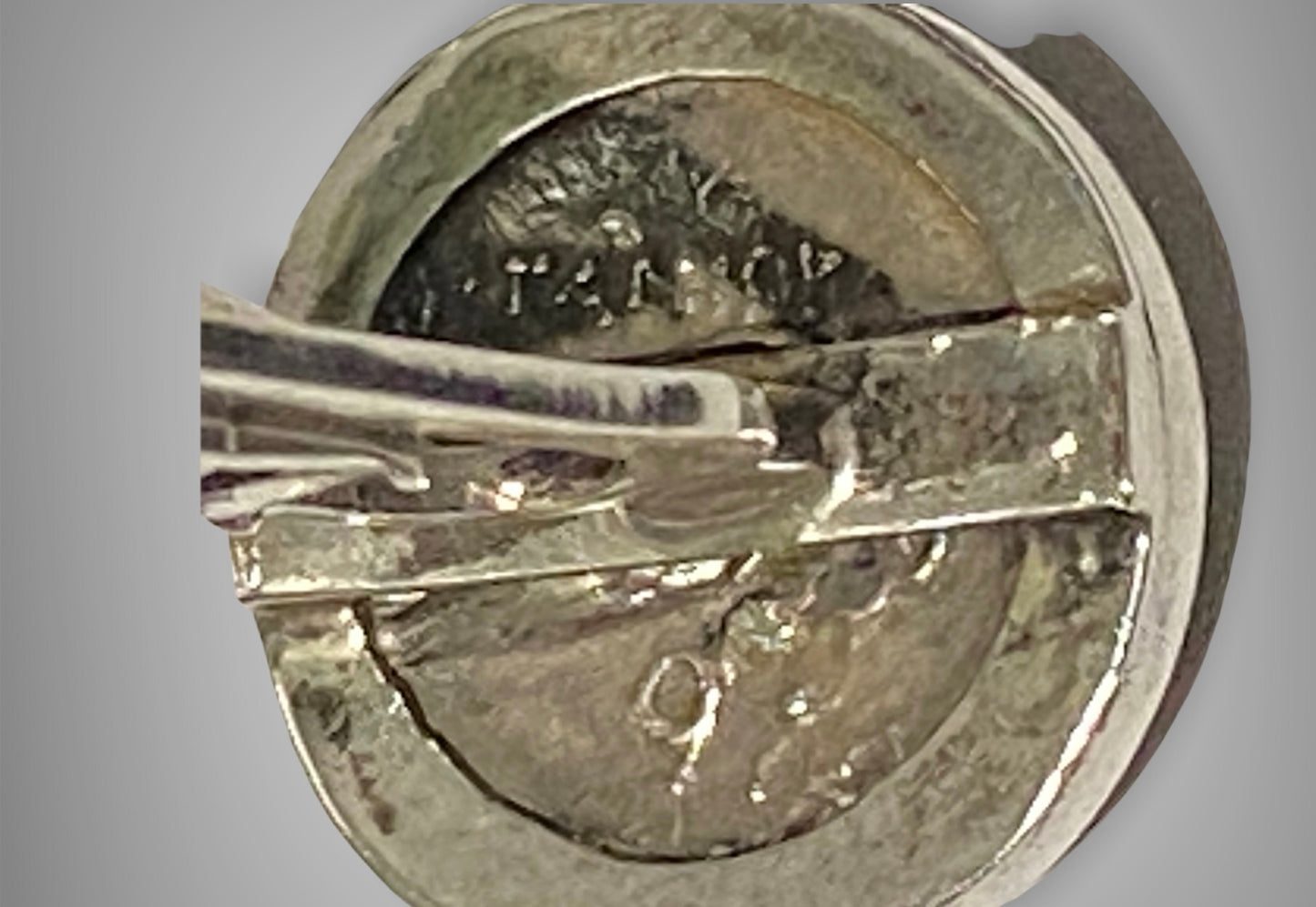 Vintage Crete Itanos Silver Coin c 320-270 AC Cufflinks