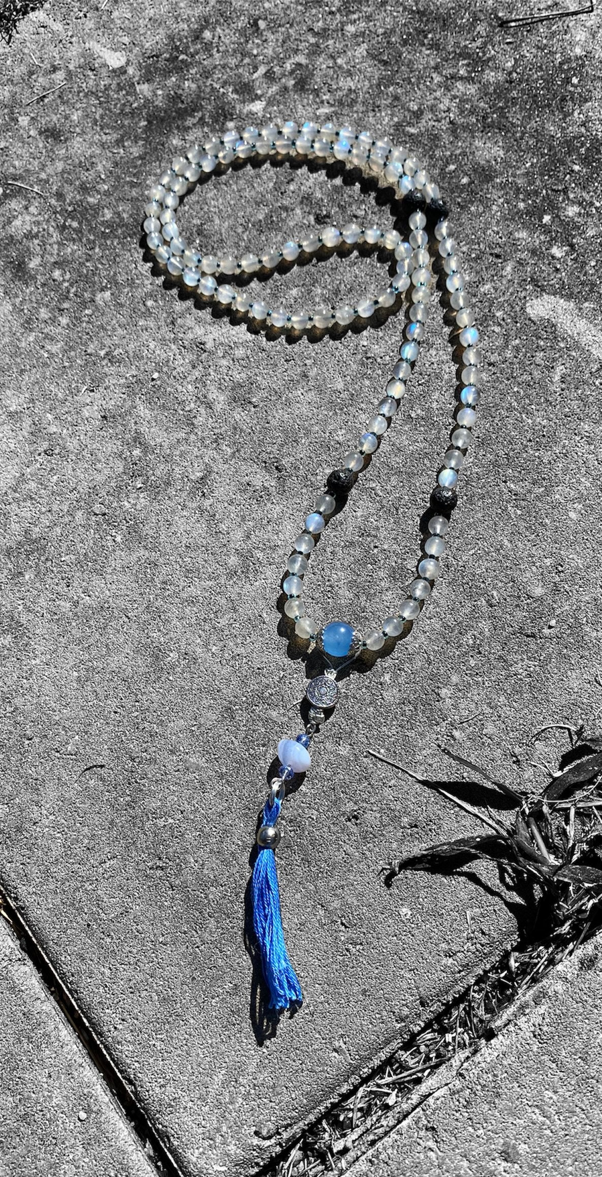 Handmade Labradorite Zen Style Mala Beads
