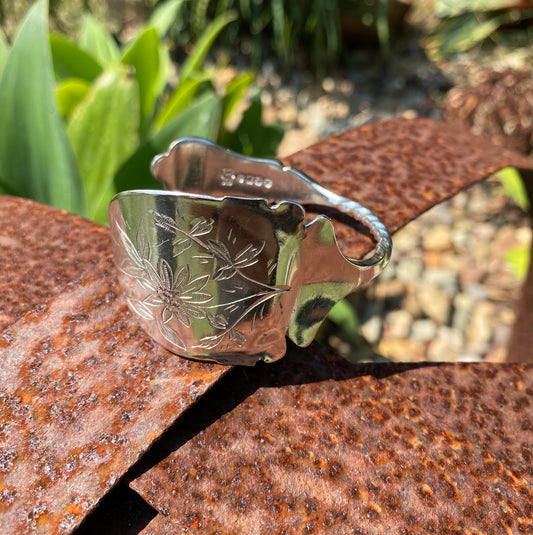 Vintage Daniel & Arter Sugar Spoon Cuff c1892 sold