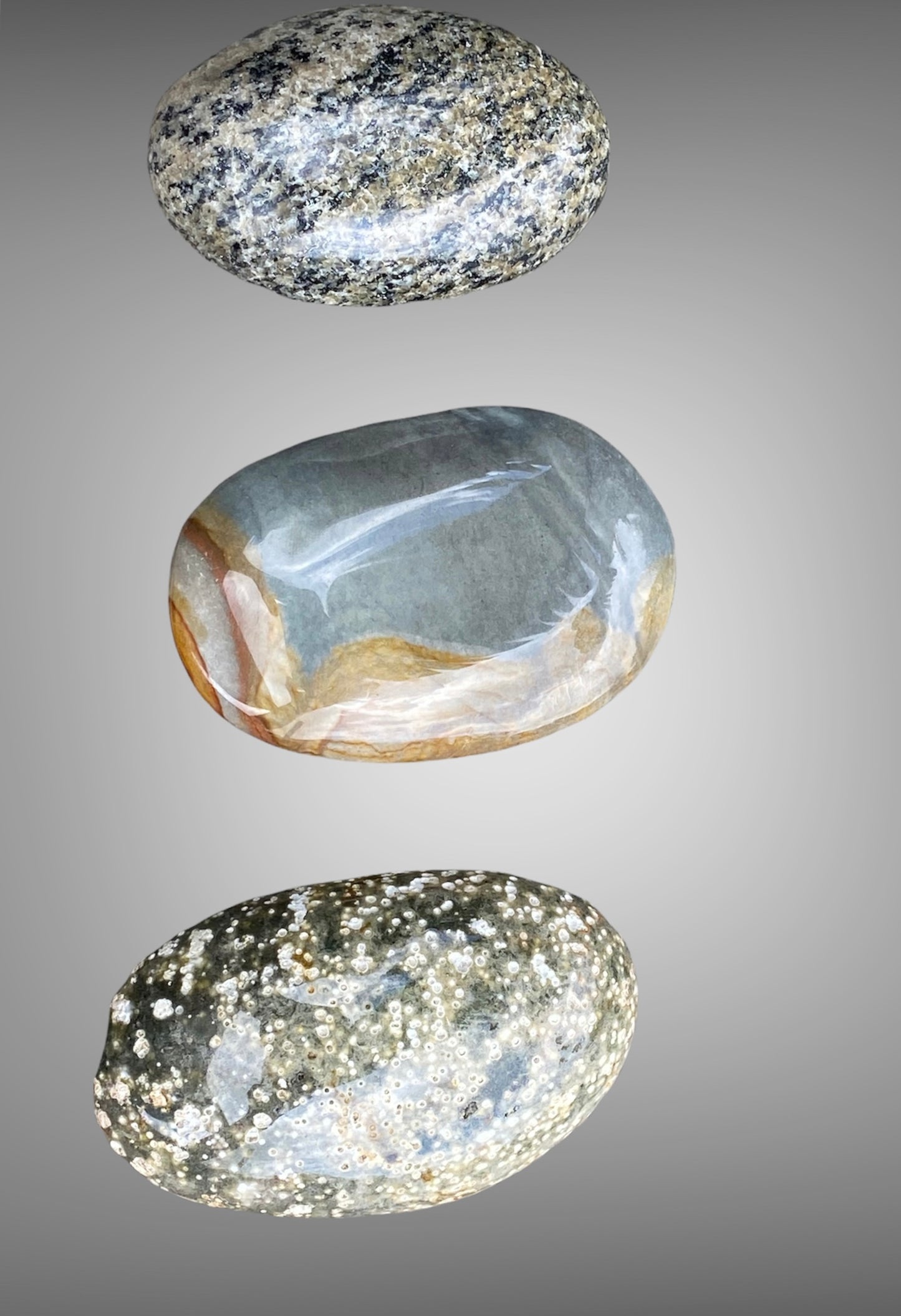 Natural Crystal Palm Stone Varieties