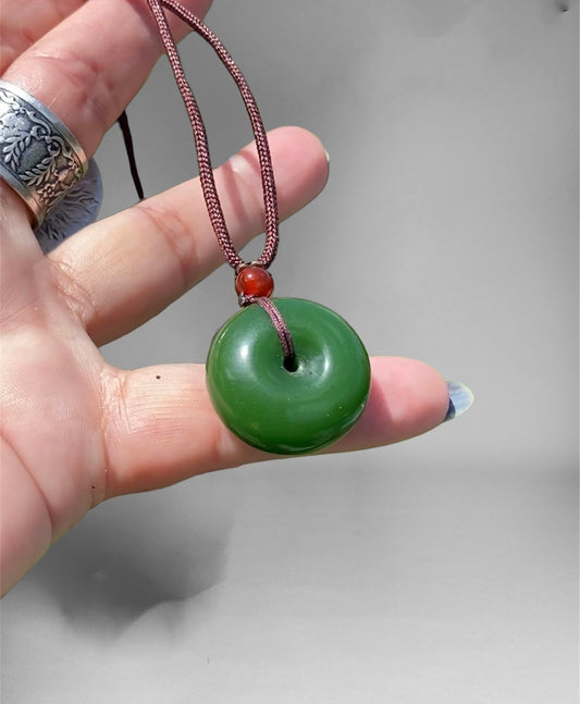 Pi Stone Donut Stone Necklace