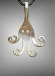 Octopus Vintage Fork Pendant