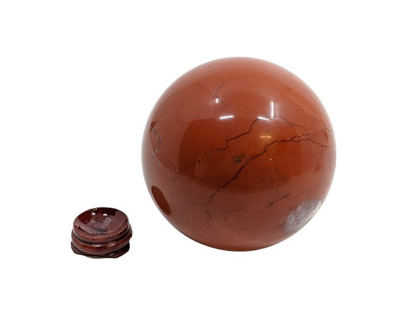 Natural Red Jasper Sphere Orb